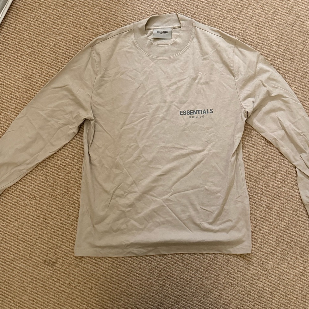 Fear of God Essentials long sleeve tee string size XS